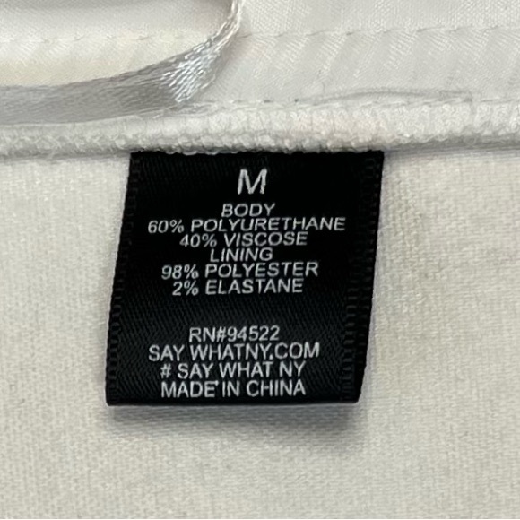 Bustier Crop Top Faux Crocodile Leather White Silver Size Medium - Picture 6 of 8